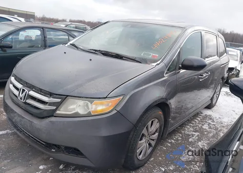 2015 Honda Odyssey Ex-L из США, поврежденный, VIN 5FNRL5H65FB130550
